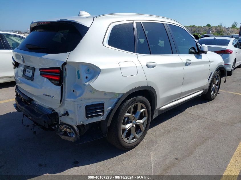 2022 BMW X3 SDRIVE30I - 5UX43DP03N9K72159