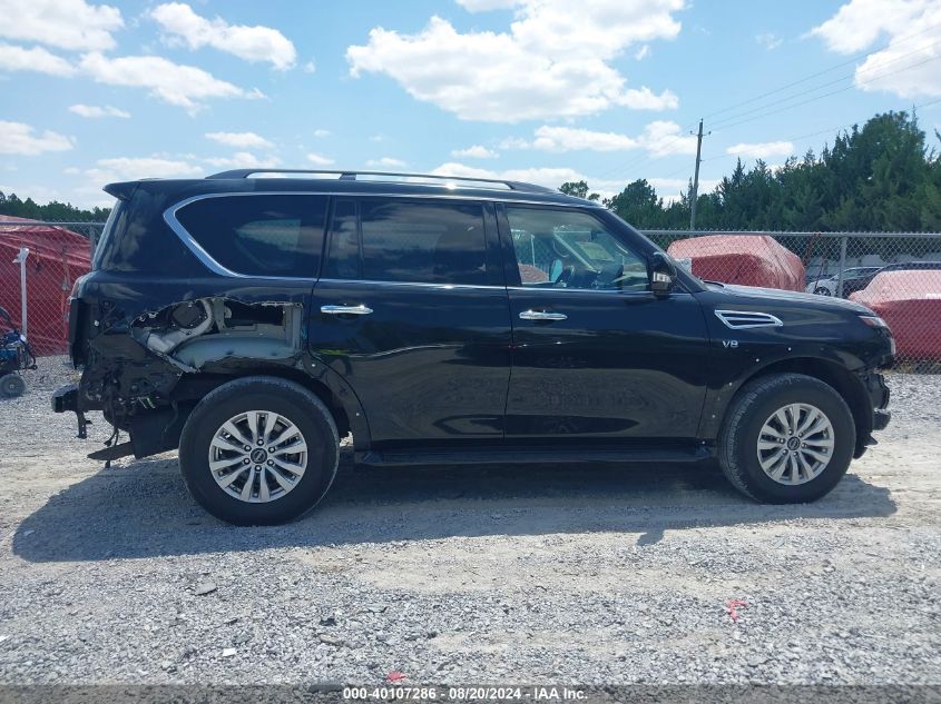 2021 Nissan Armada Sv VIN: JN8AY2AD5M9661586 Lot: 40107286