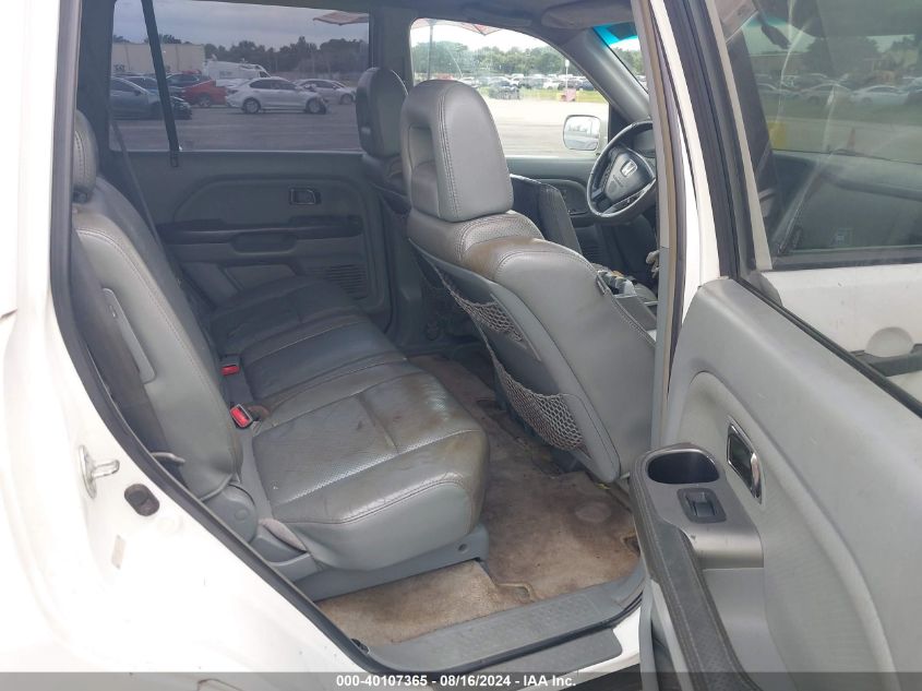 2005 Honda Pilot Ex-L VIN: 5FNYF186X5B019700 Lot: 40107365