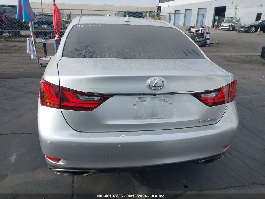 2013 Lexus Gs 350 VIN: JTHBE1BL9D5022867 Lot: 40107386