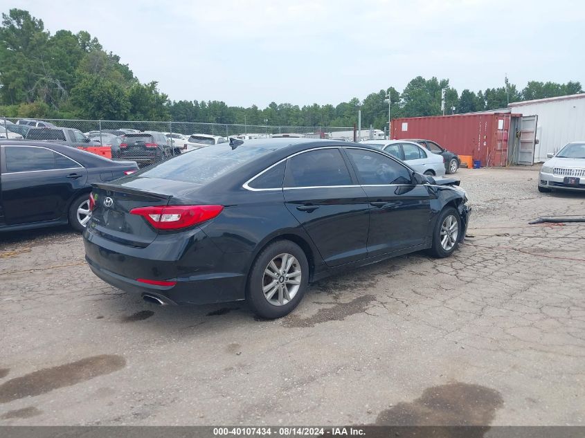 2015 HYUNDAI SONATA SE - 5NPE24AF1FH119651