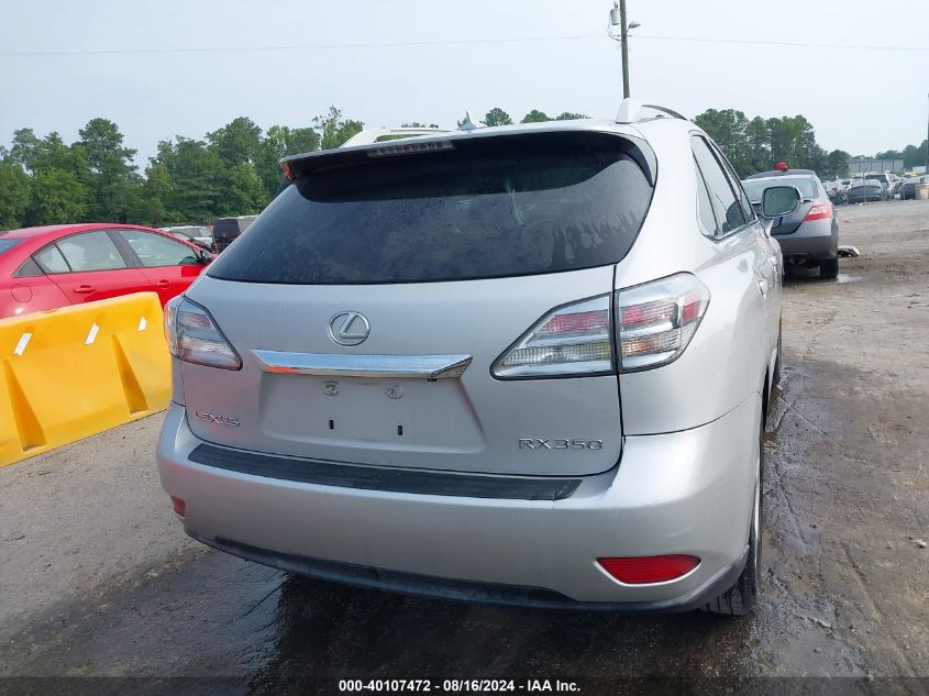 2010 Lexus Rx 350 VIN: 2T2BK1BA0AC008553 Lot: 40107472