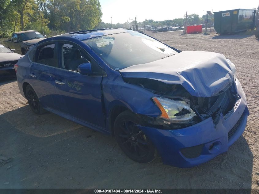 2015 Nissan Sentra Sr VIN: 3N1AB7AP0FY257549 Lot: 40107484