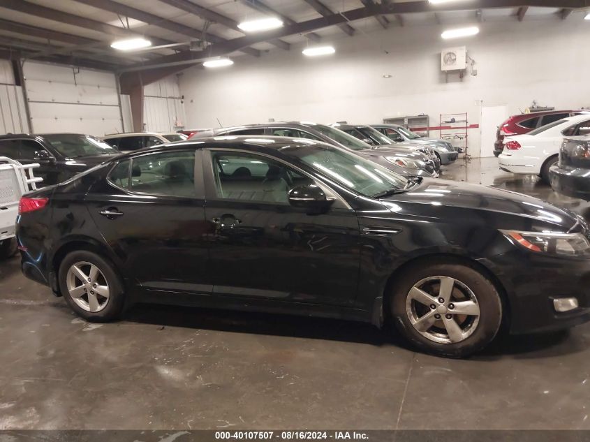 2015 Kia Optima Lx VIN: 5XXGM4A77FG485573 Lot: 40107507