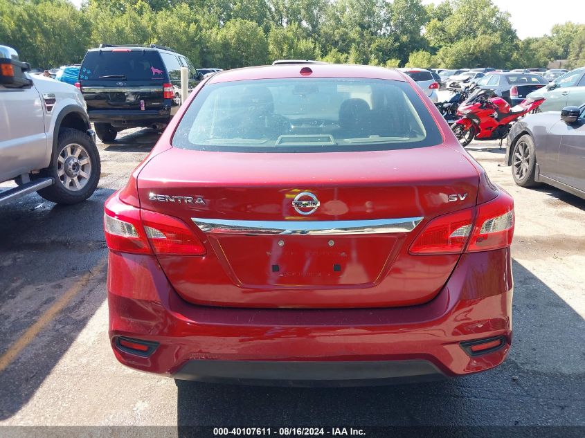 2018 Nissan Sentra Sv VIN: 3N1AB7AP6JY333638 Lot: 40107611