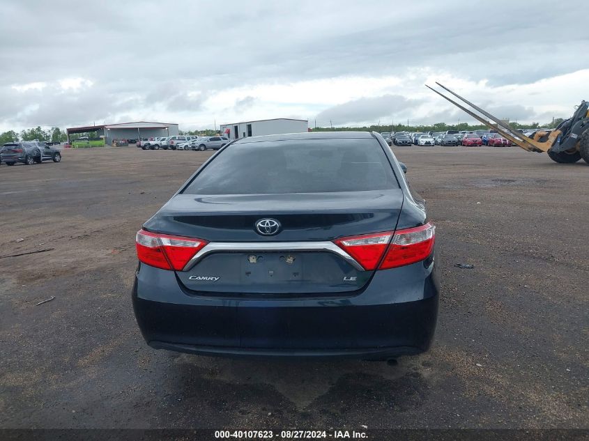 2015 Toyota Camry Le VIN: 4T4BF1FK5FR510708 Lot: 40107623