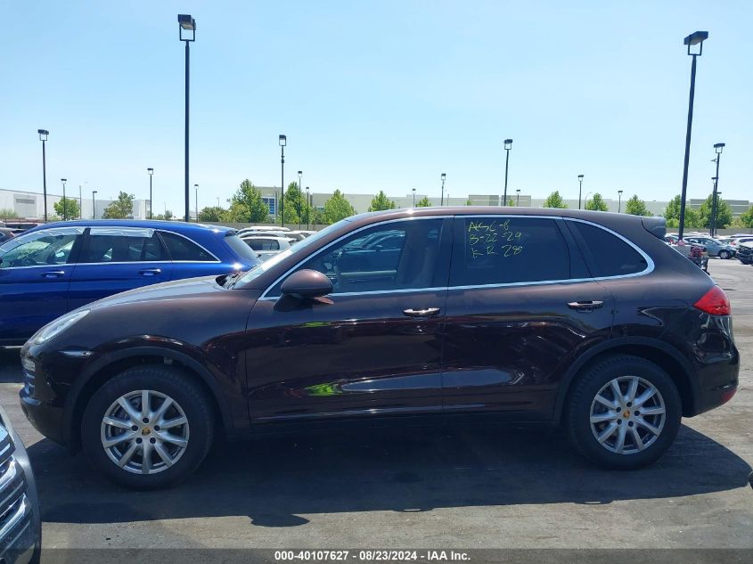 2014 Porsche Cayenne VIN: WP1AA2A27ELA96887 Lot: 40107627