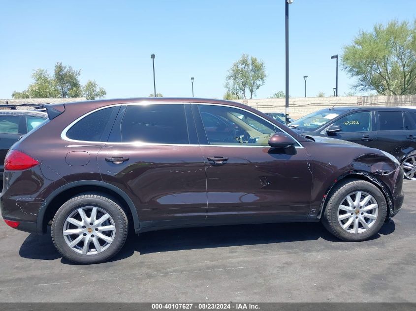 2014 Porsche Cayenne VIN: WP1AA2A27ELA96887 Lot: 40107627