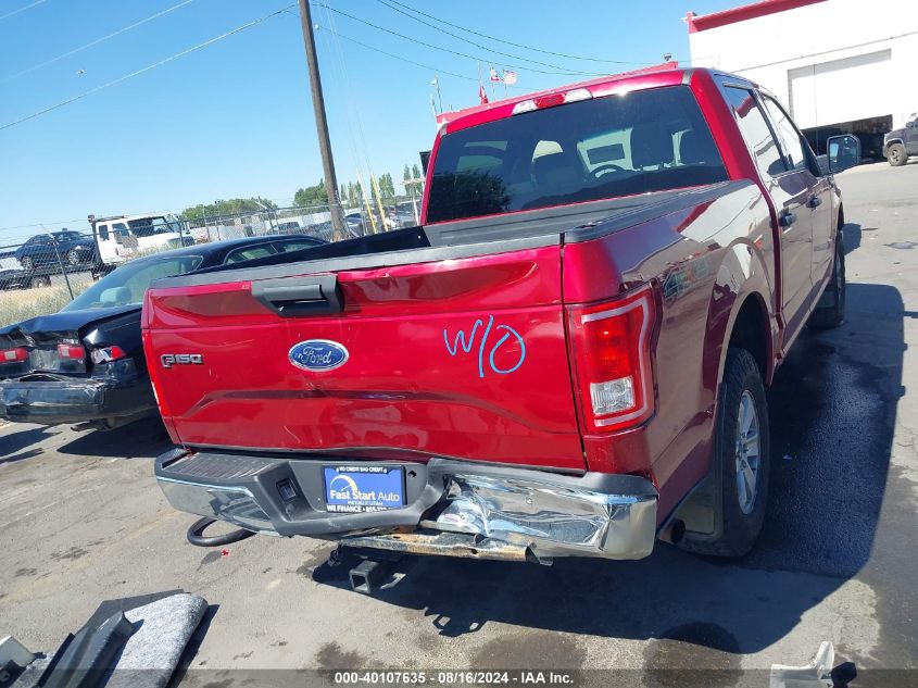 2016 Ford F-150 Xlt VIN: 1FTEW1EP8GFA48319 Lot: 40107635