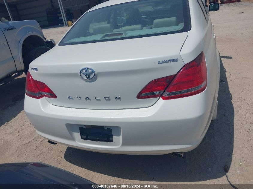 2006 Toyota Avalon Limited VIN: 4T1BK36BX6U068896 Lot: 40107646