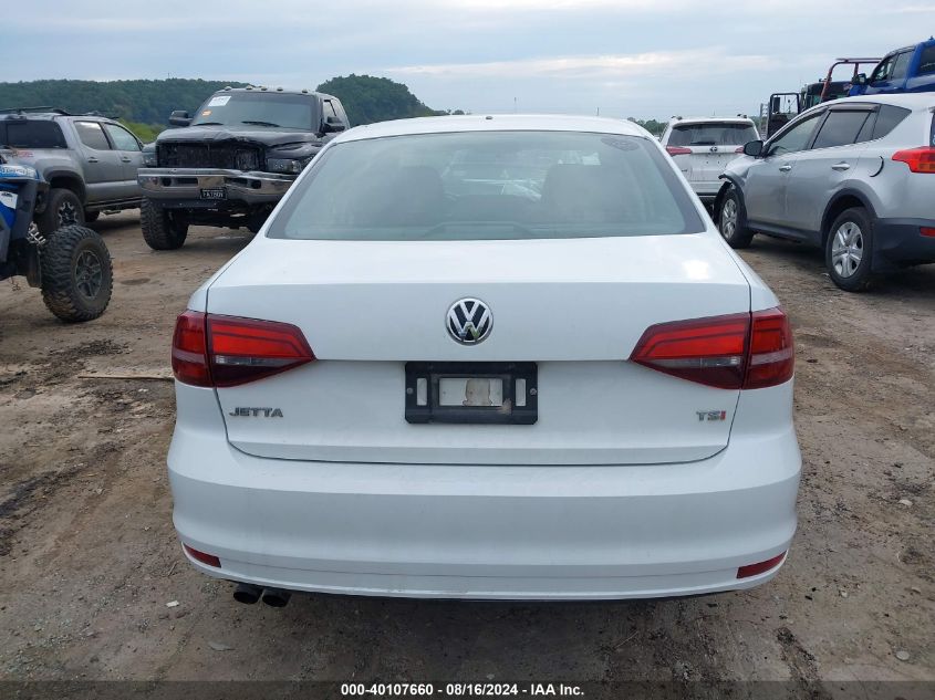 2016 Volkswagen Jetta 1.4T S VIN: 3VW267AJ6GM341575 Lot: 40107660