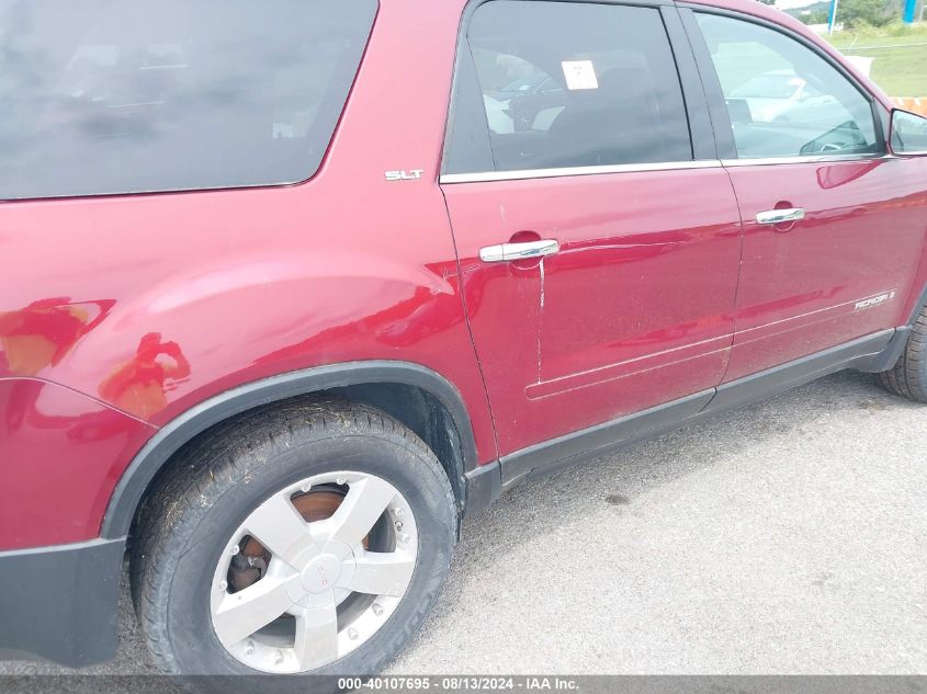 2008 GMC Acadia Slt-2 VIN: 1GKEV33748J268139 Lot: 40107695