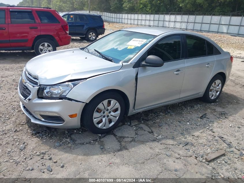 2015 Chevrolet Cruze Ls Auto VIN: 1G1PA5SH2F7228764 Lot: 40107699