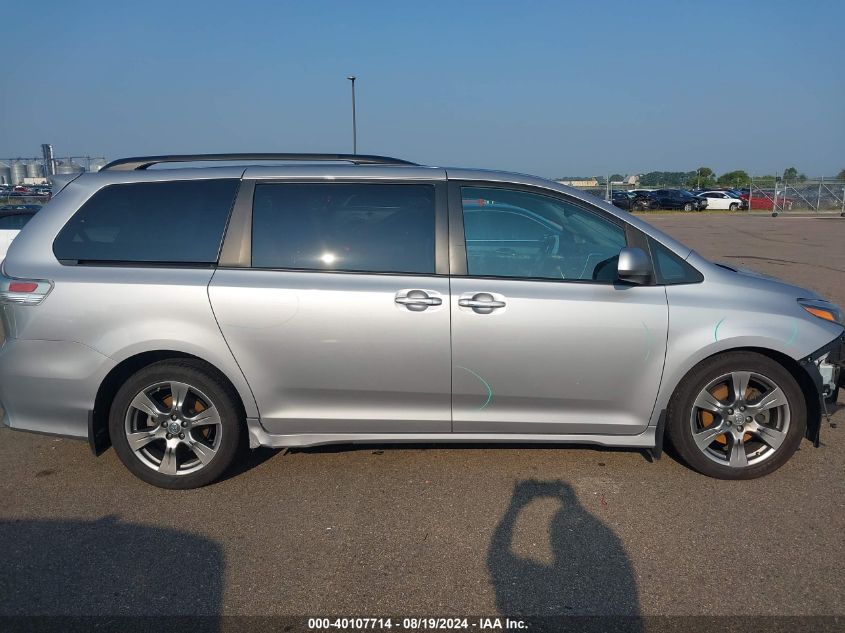 2017 Toyota Sienna Se 8 Passenger VIN: 5TDXZ3DC7HS886806 Lot: 40107714