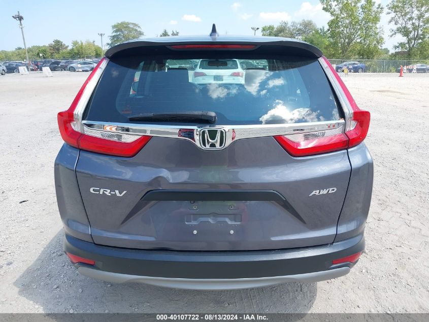 2018 Honda Cr-V Lx VIN: 5J6RW6H3XJL002422 Lot: 40107722