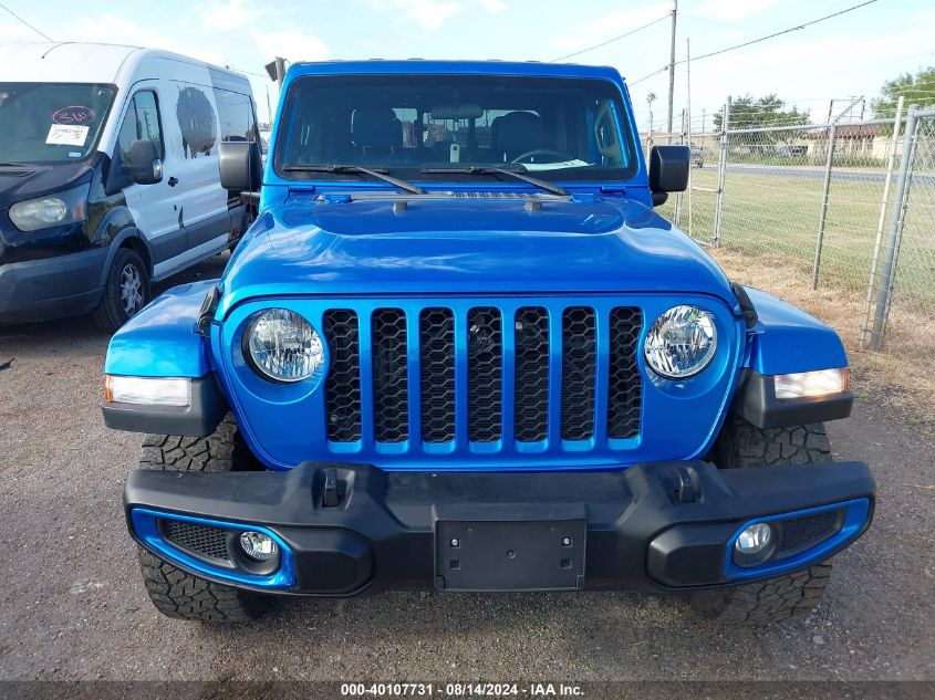 2021 Jeep Gladiator Sport S 4X4 VIN: 1C6HJTAGXML569625 Lot: 40107731