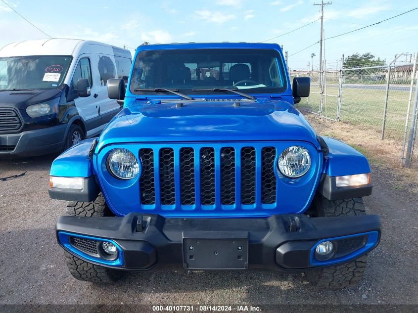 2021 Jeep Gladiator Sport S 4X4 VIN: 1C6HJTAGXML569625 Lot: 40107731