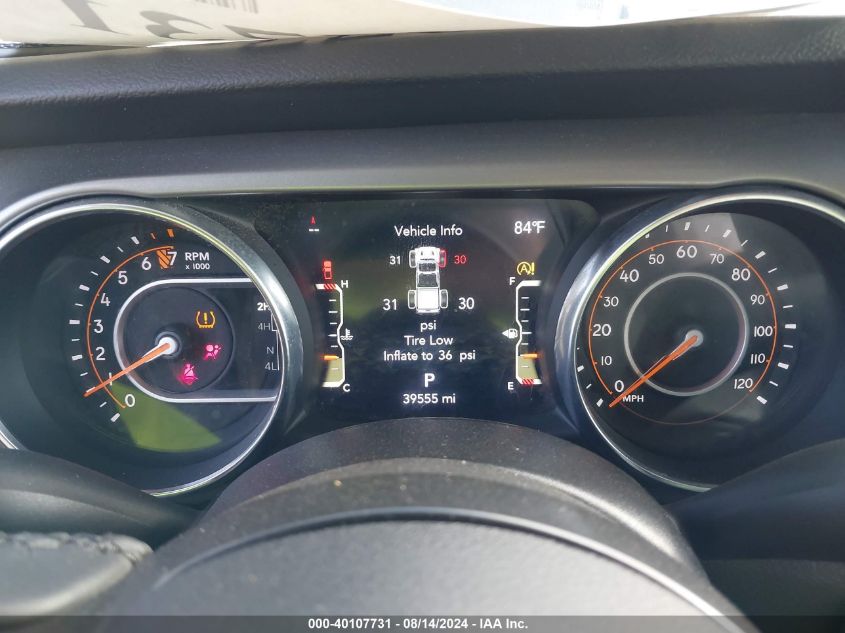 2021 Jeep Gladiator Sport S 4X4 VIN: 1C6HJTAGXML569625 Lot: 40107731