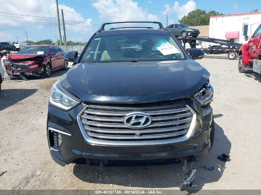 2018 Hyundai Santa Fe Limited Ultimate VIN: KM8SR4HF6JU274095 Lot: 40107769