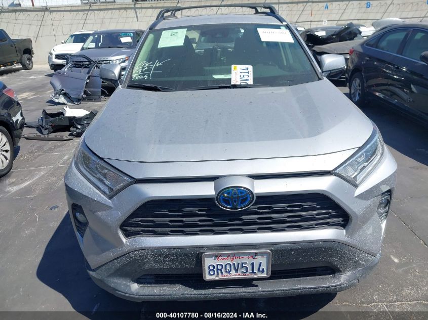 2020 Toyota Rav4 Hybrid Xle VIN: JTMRWRFV2LJ046067 Lot: 40107780