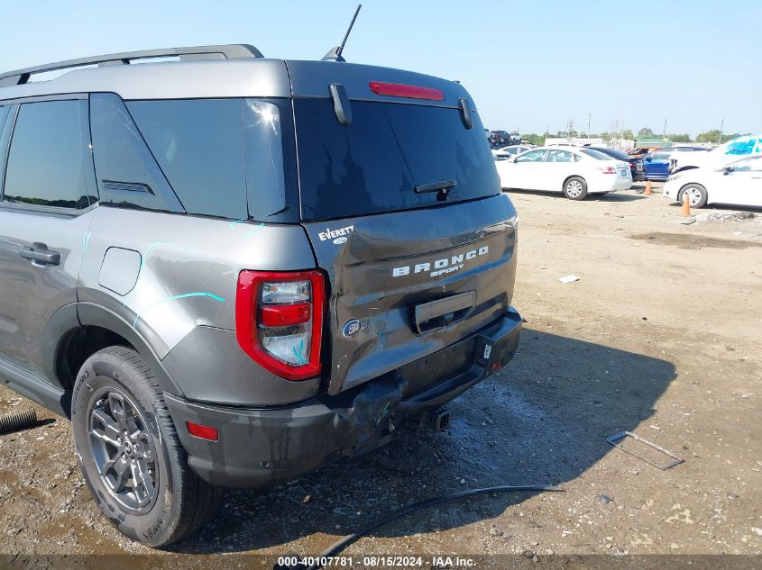 2022 Ford Bronco Sport Big Bend VIN: 3FMCR9B68NRE35554 Lot: 40107781
