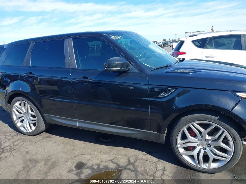 2014 Land Rover Range Rover Sport 5.0L V8 Supercharged Autobiography VIN: SALWV2TF8EA399094 Lot: 40107782