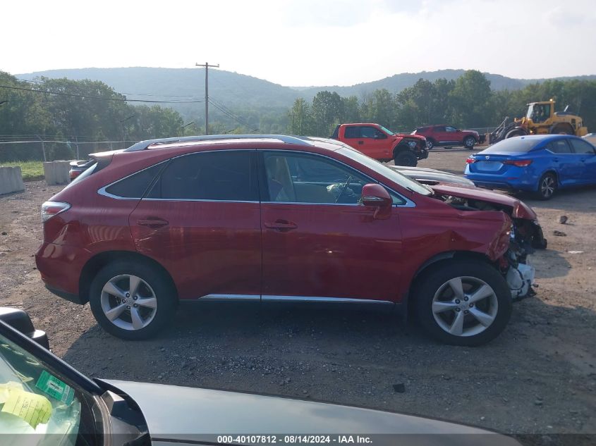 2011 Lexus Rx 350 VIN: JTJBK1BA4B2014910 Lot: 40107812