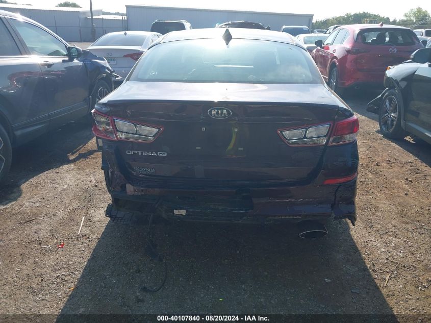 2020 Kia Optima Lx/S/Se VIN: 5XXGT4L36LG431979 Lot: 40107840