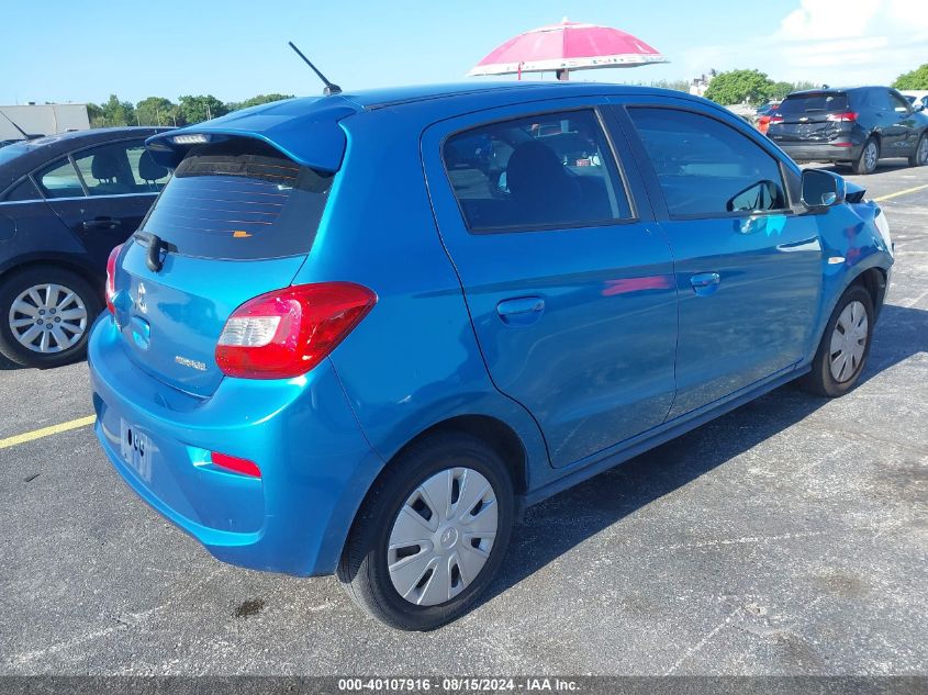 2019 Mitsubishi Mirage Rf VIN: ML32A3HJ9KH007525 Lot: 40107916