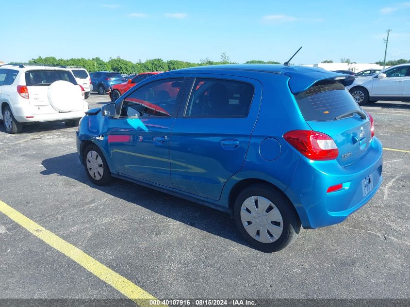 2019 Mitsubishi Mirage Rf VIN: ML32A3HJ9KH007525 Lot: 40107916