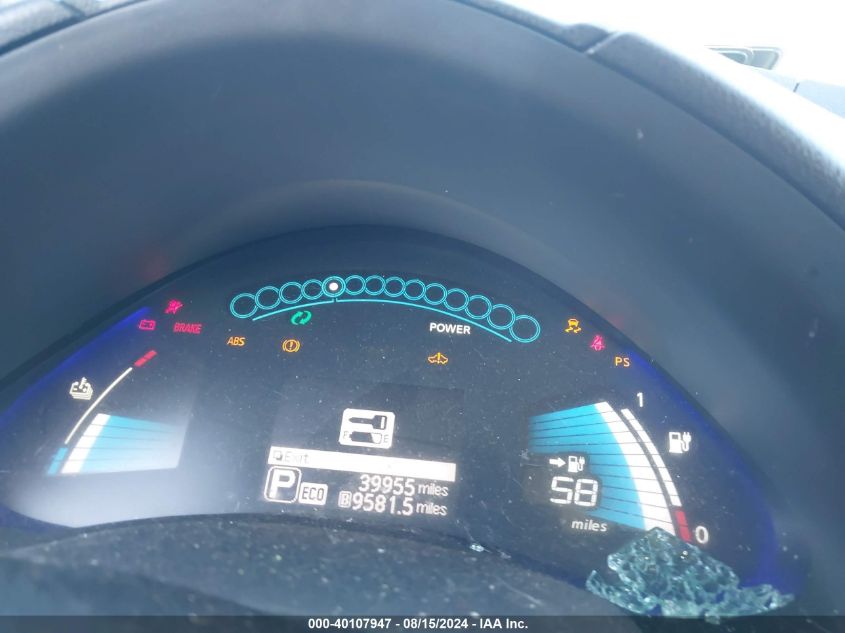 2014 Nissan Leaf S VIN: 1N4AZ0CPXEC339444 Lot: 40107947