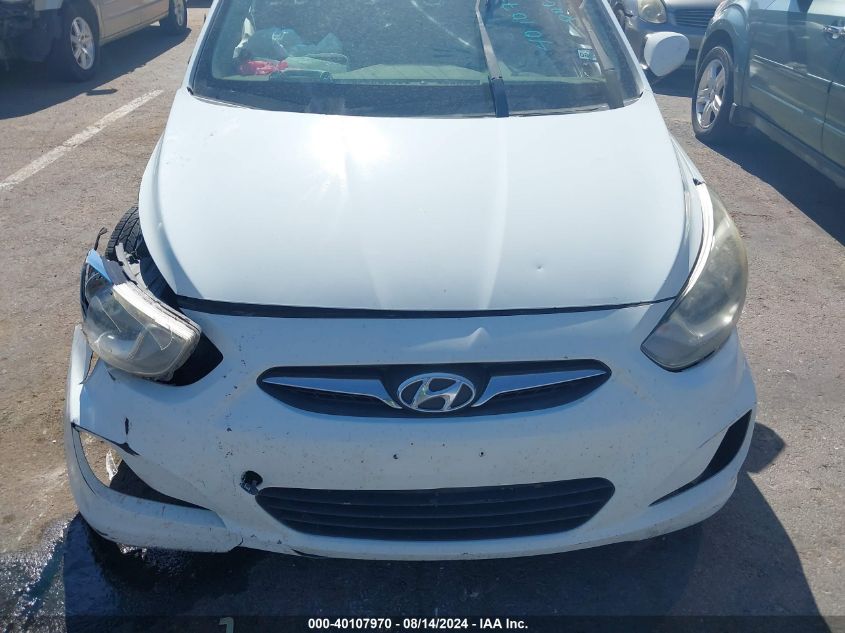 2013 Hyundai Accent Se VIN: KMHCU5AE6DU120064 Lot: 40107970