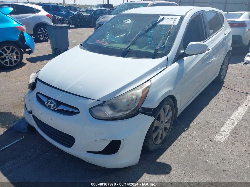 2013 Hyundai Accent Se VIN: KMHCU5AE6DU120064 Lot: 40107970