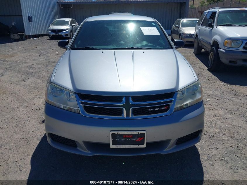 2014 Dodge Avenger Se VIN: 1C3CDZABXEN153859 Lot: 40107977