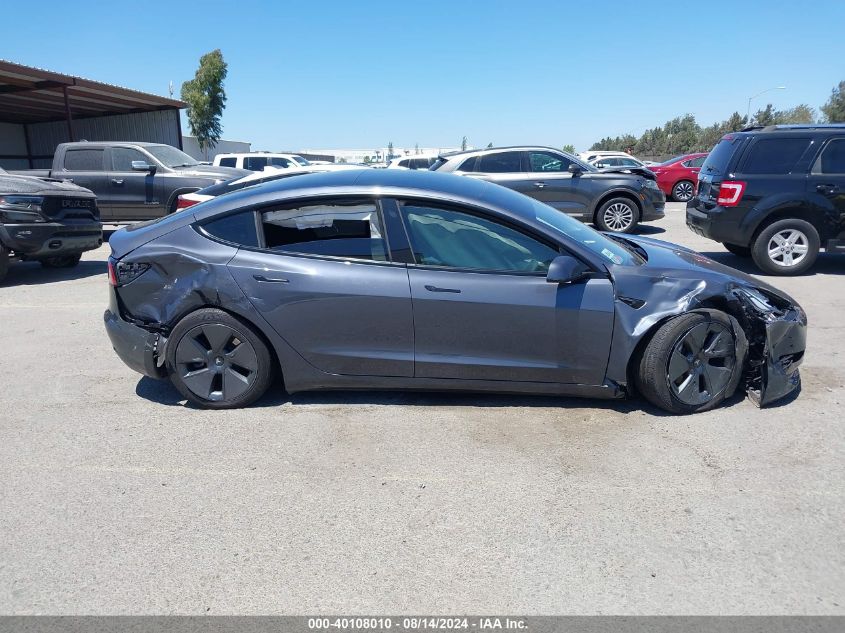 2023 Tesla Model 3 Rear-Wheel Drive VIN: 5YJ3E1EA5PF655742 Lot: 40108010