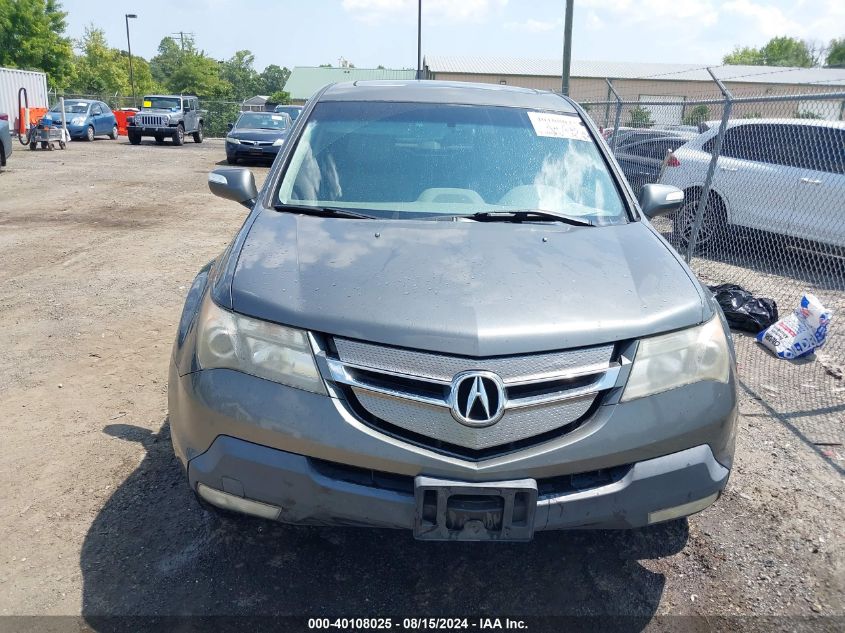 2007 Acura Mdx Technology Package VIN: 2HNYD28377H526286 Lot: 40108025