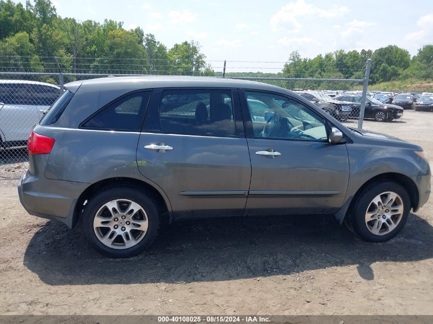 2007 Acura Mdx Technology Package VIN: 2HNYD28377H526286 Lot: 40108025