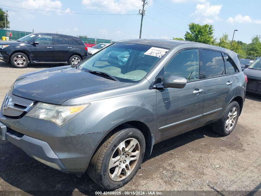 2007 Acura Mdx Technology Package VIN: 2HNYD28377H526286 Lot: 40108025