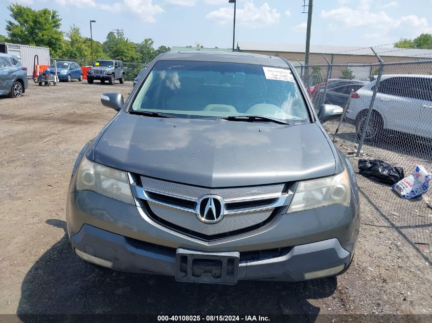 2007 Acura Mdx Technology Package VIN: 2HNYD28377H526286 Lot: 40108025