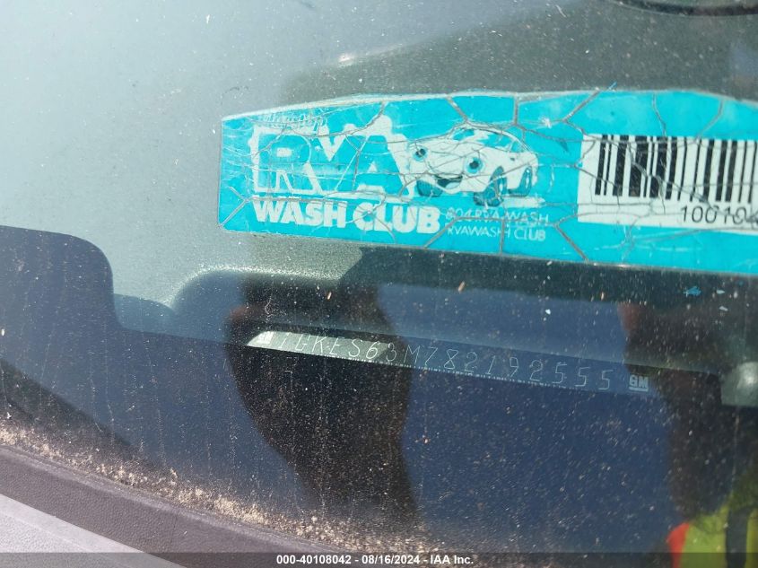 2008 GMC Envoy Denali VIN: 1GKES63M782192555 Lot: 40108042