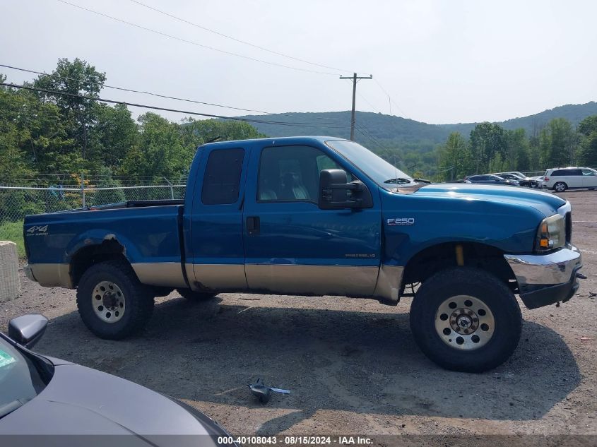 2001 Ford F-250 Lariat/Xl/Xlt VIN: 1FTNX21F31EC59375 Lot: 40108043