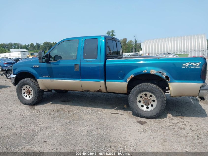 2001 Ford F-250 Lariat/Xl/Xlt VIN: 1FTNX21F31EC59375 Lot: 40108043