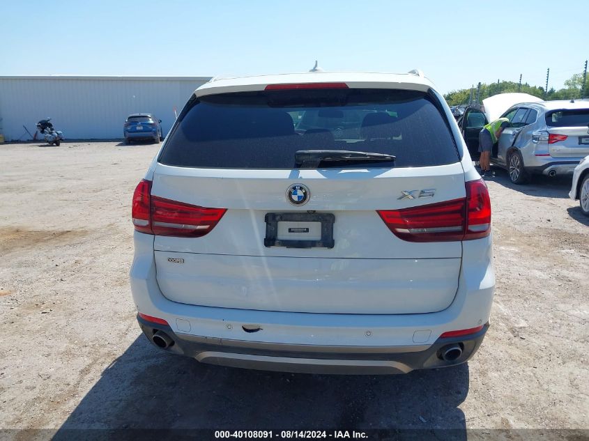 2017 BMW X5 Sdrive35I VIN: 5UXKR2C37H0W43133 Lot: 40108091