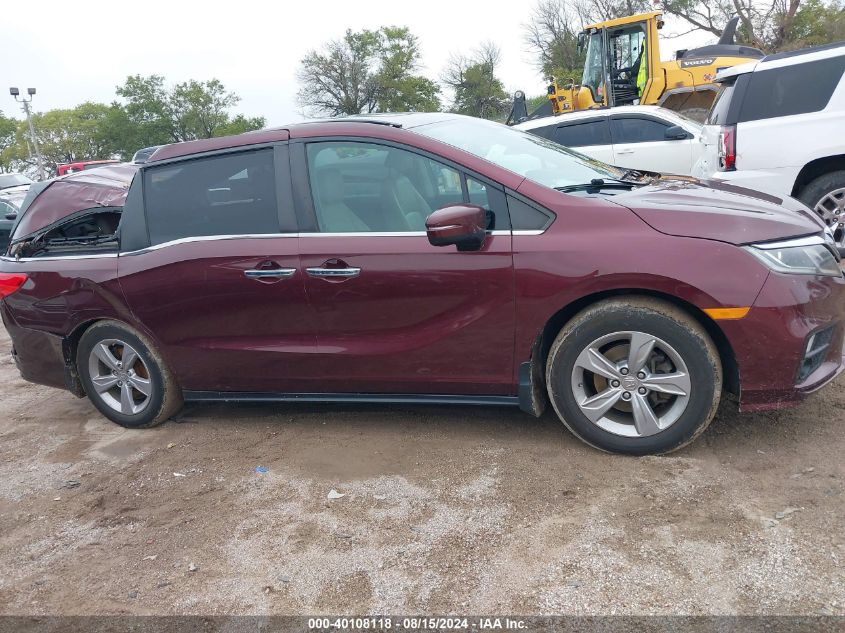 2018 Honda Odyssey Ex-L VIN: 5FNRL6H77JB085098 Lot: 40108118