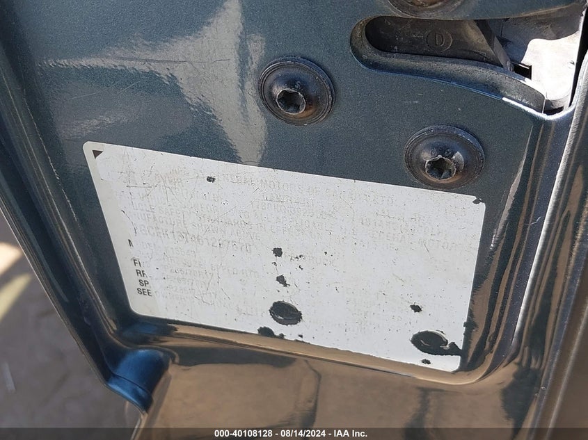 2006 Chevrolet Silverado K1500 VIN: 2GCEK13T461227670 Lot: 40108128