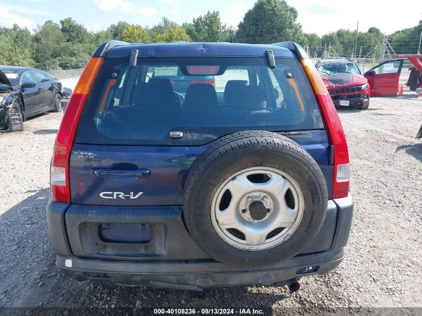 2003 Honda Cr-V Lx VIN: SHSRD68413U104436 Lot: 40108236