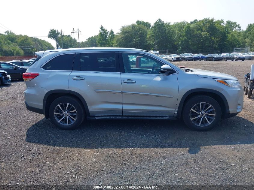 2018 Toyota Highlander Xle VIN: 5TDJZRFH5JS821752 Lot: 40108282