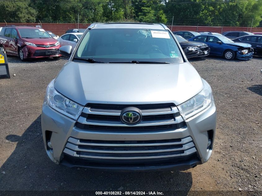 2018 Toyota Highlander Xle VIN: 5TDJZRFH5JS821752 Lot: 40108282