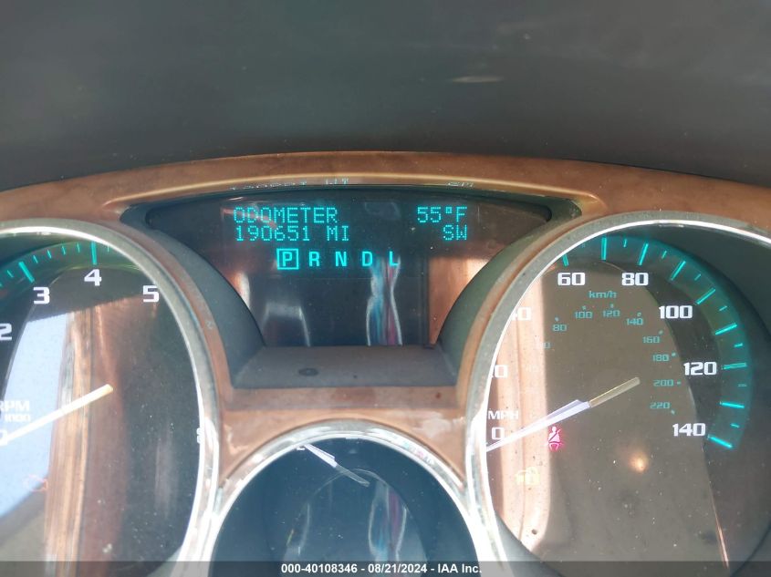 2009 Buick Enclave Cxl VIN: 5GAER23D09J192518 Lot: 40108346