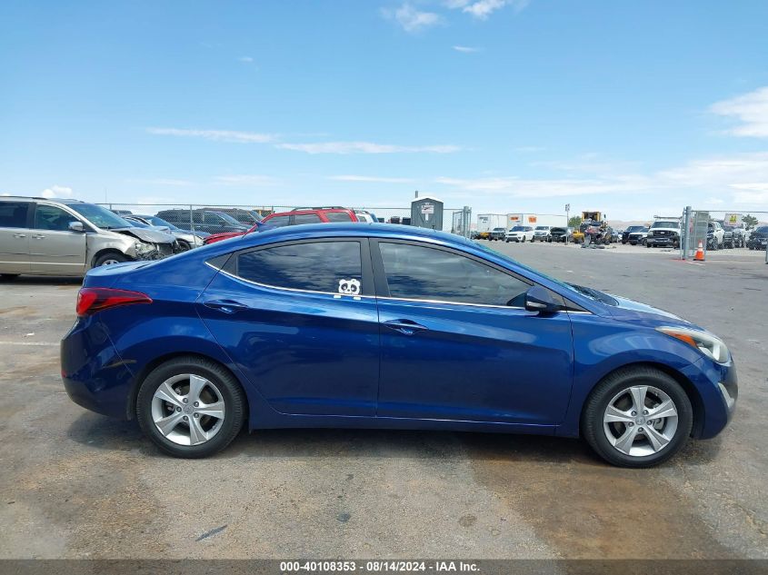 2016 Hyundai Elantra Value Edition VIN: 5NPDH4AE3GH728226 Lot: 40108353